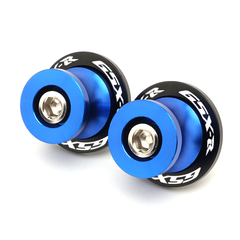 スズキ GSXR 125/150/600/750/1000 GSX-R スプールスライダースタンドネジ CNC M8 オートバイアクセサリースイングアーム 1 ペアボルト