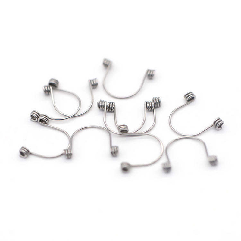 10 unidades/pacote molas de torque dental ortodôntico dentes anteriores molas de torque retangular grande/pequeno/médio mola de aço inoxidável