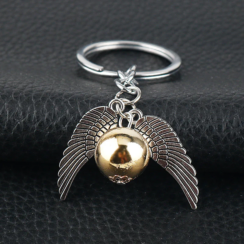Portachiavi Snitch Portachiavi con ali pendenti Piccolo regalo creativo Accessori per auto Accessori portachiavi per uomo e donna