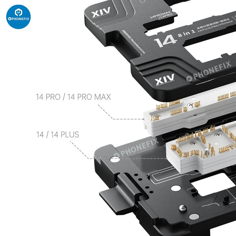 Qianli iSocket placa base accesorio de prueba para iPhone 16 15 14 13 13Pro 12 12mini 11 Pro Max placa lógica IC Chips función probador