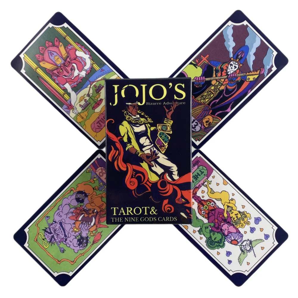 Cartes de Tarot d'aventure Bizarre de JoJo, jeu A 84 Oracle, visite anglaise, édition de Divination, jeux Borad