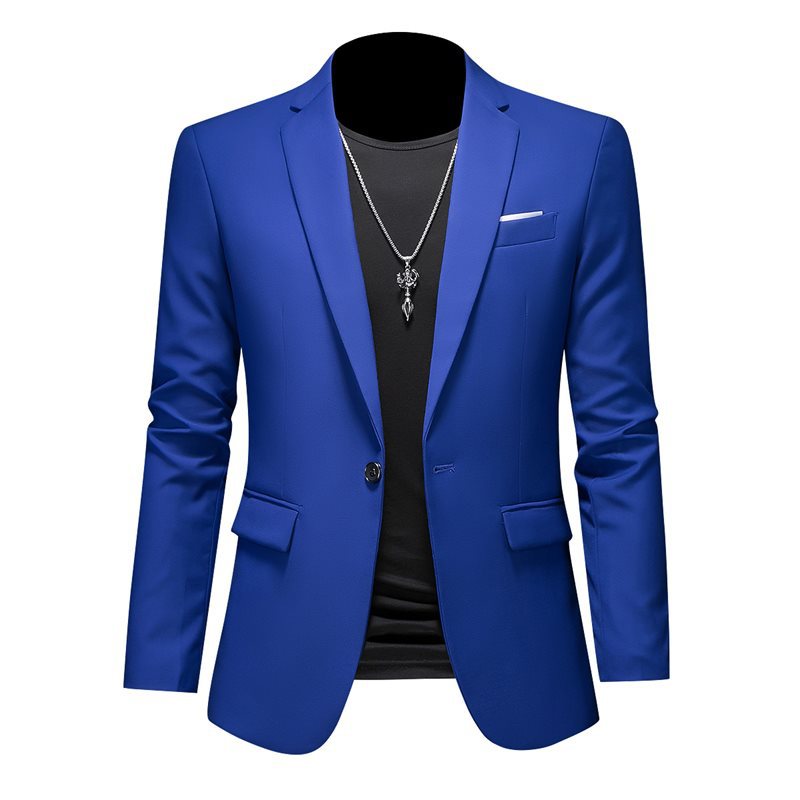 Plus Size 6XL-M Spring Men Solid Suit Jackets Casual Business Formal Blazer Jacket Fashion Mens Formal Wedding Party Blazers