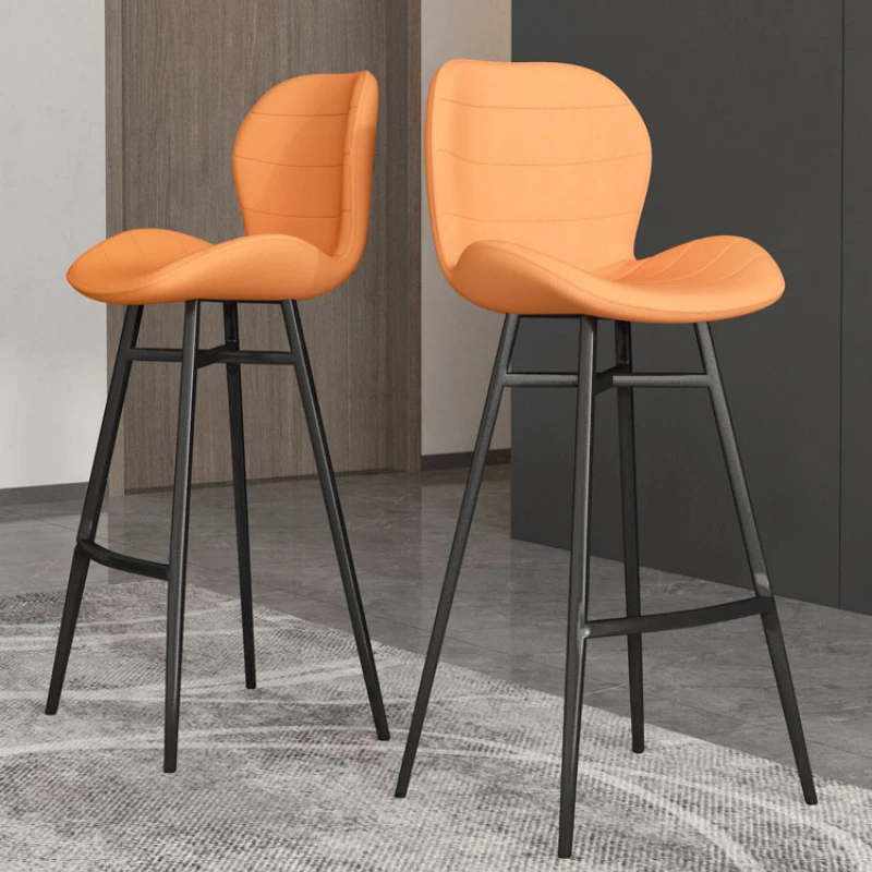 Nordic Home High Stool Internet Celebrity Bar Stool Checkout Page Dedicated Chair Light Luxury Bar Internet Celebrity Stool