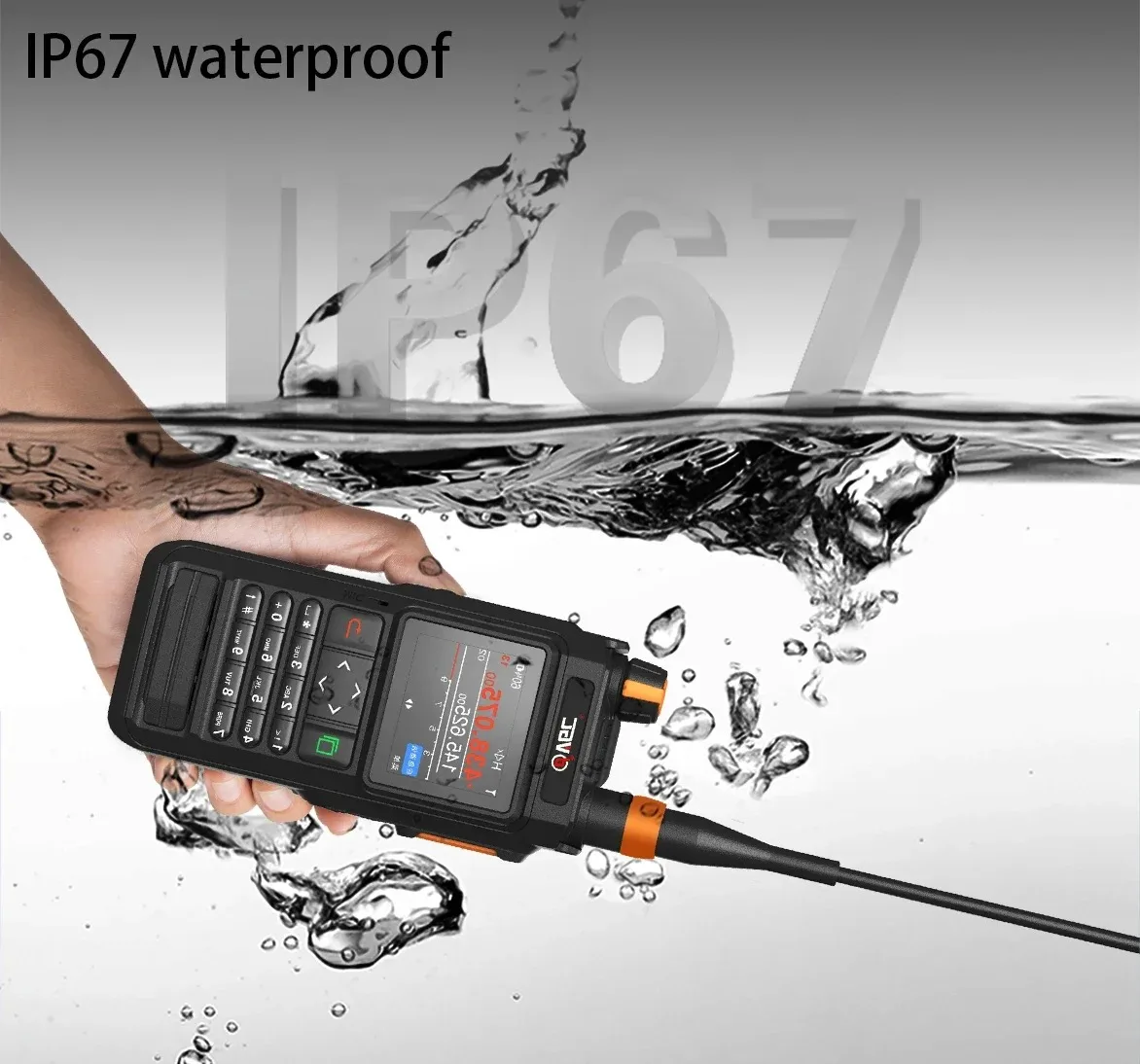 Walkie Talkie VR-N76 VHF/UHF 136-174/400-470 con posicionamiento GPS IP67 impermeable Bluetooth función APRS Radio bidireccional Ham