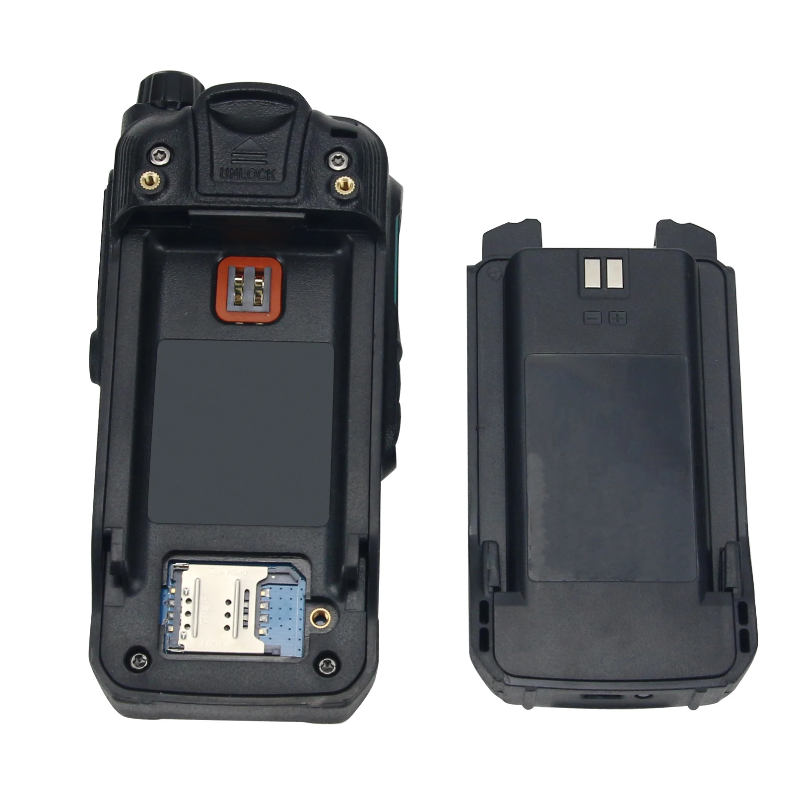 Hamgeek q168 4g poc radio 5000km gps walkie talkie wifi bluetooth handheld transceiver für zello
