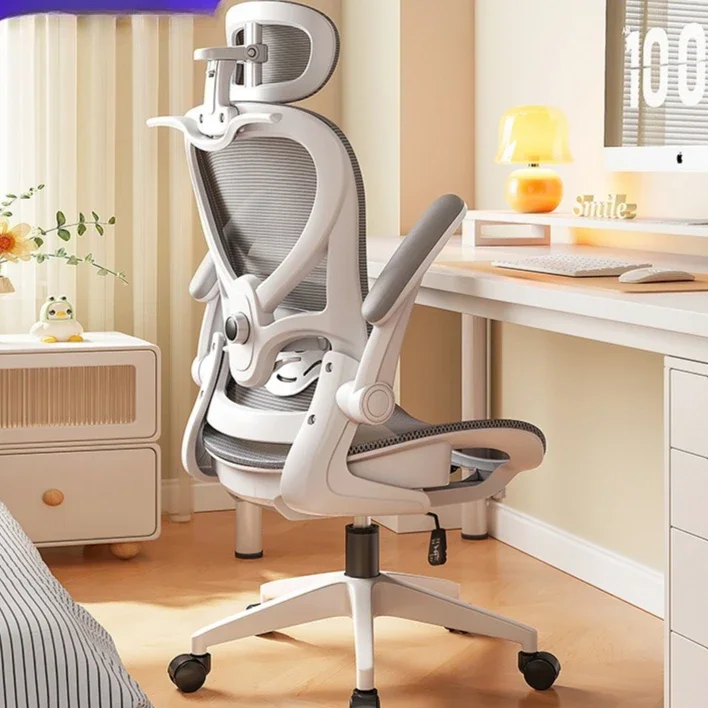 Racing Style Gaming Chair Adjustable Relaxing Chair Recliner 3D Waist Support Mesh Backrest Thick Padding Silla De Escritorio