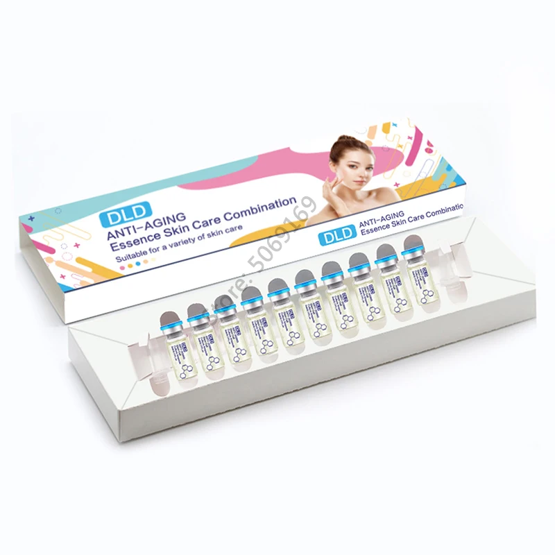 10 바이알 5ml BB 크림 글로우 페이스 스킨 케어 세럼 에센스 앰플 키트 히알루론산 브라이트닝 모이스춰라이징 파인 라인 뷰티