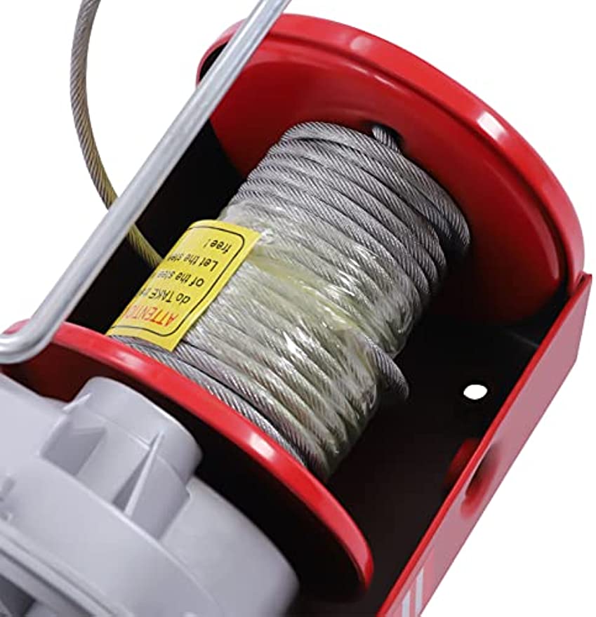 Elektrische Winde, Gerüst, Hebezeug, Winde, Kran, Werkstatt, Garage, Kabellift, 800 kg