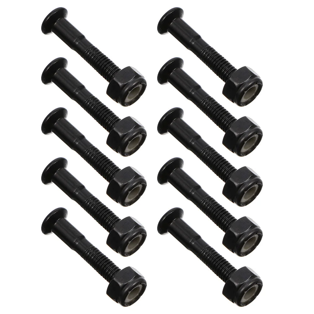 40 ชุดสเก็ตบอร์ดสะพาน Studs Bolts Longboard สกรูยึดสกรูฮาร์ดแวร์เหล็ก