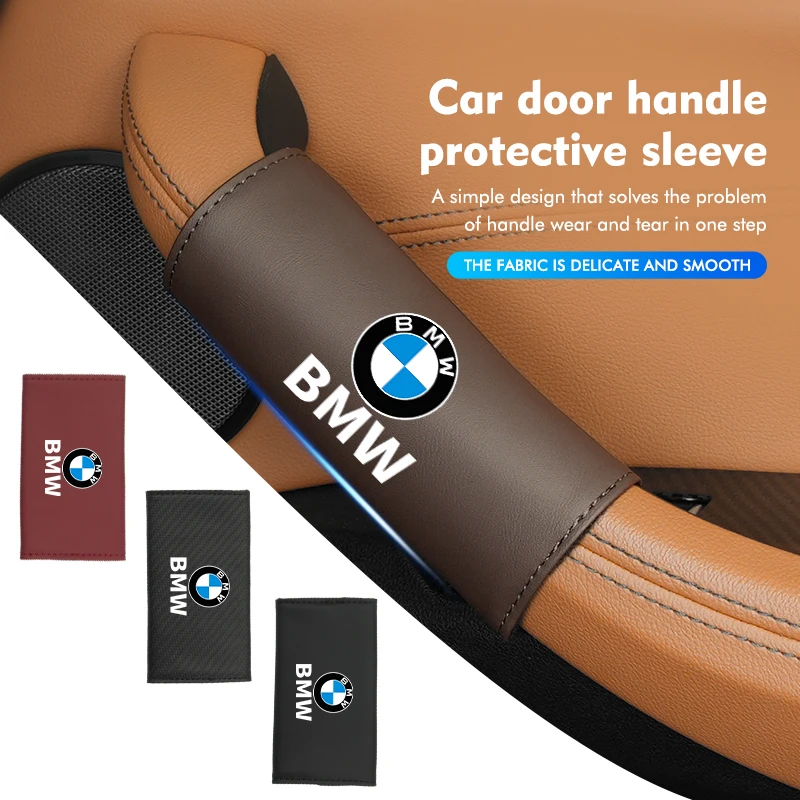 Untuk BMW Pegangan Pintu Dalam Pelindung Anti-Aus Aksesori Mobil M Performance M3 M5 F01 F20 F10 F13 F15 F16 F30 F34 F32 F31