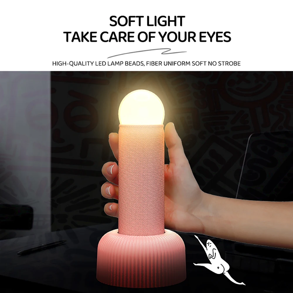 Kreatives Nachtlicht, interessanter Look and The Way It Switches Ein- und Ausschalten, USB-Aufladung, Schlaf-Nachtlichter, neuartige Schlafzimmerlampe