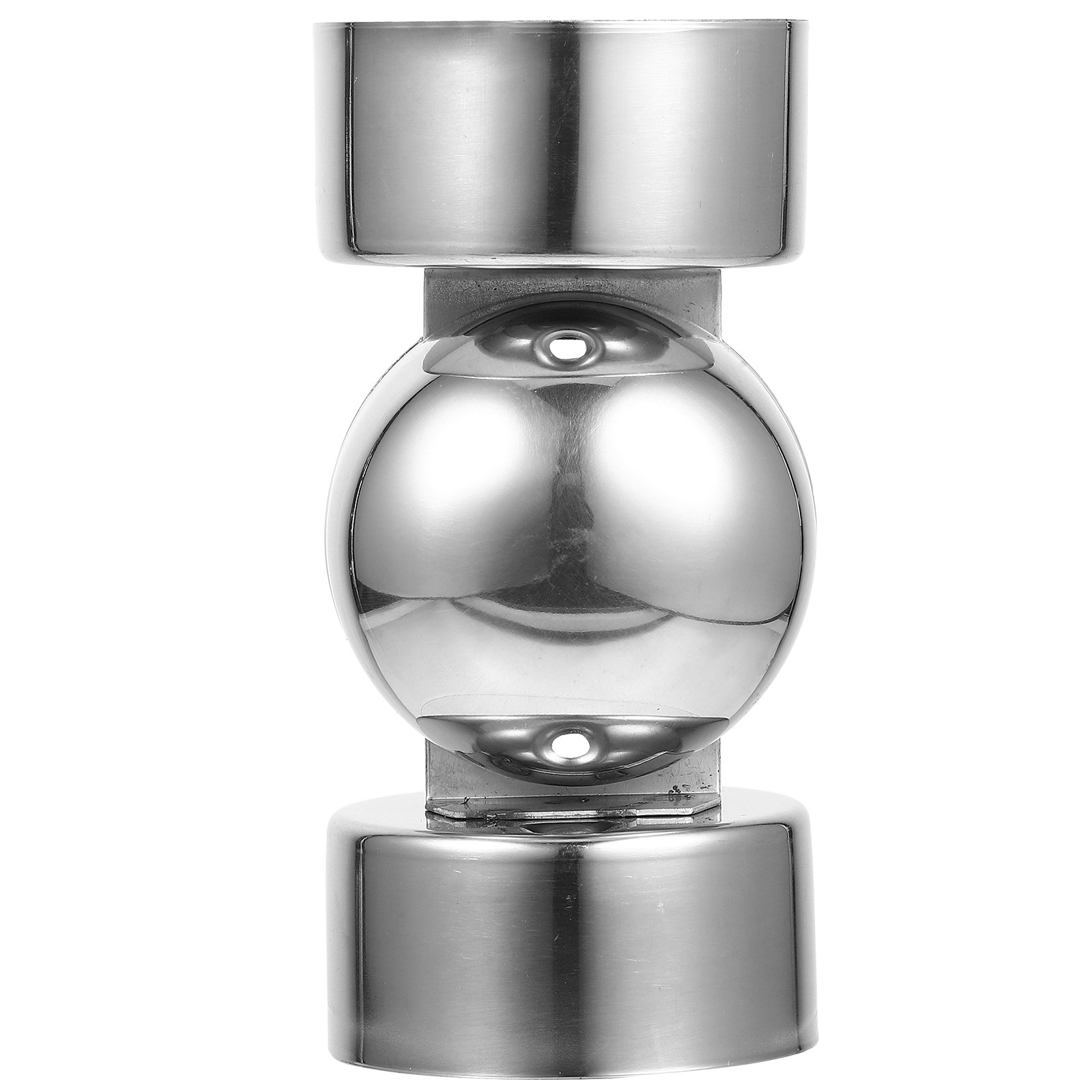 Universal Handrail Pipe Connector Stainless Steel Structural Fitting for Cable Railing Stair Tube Mounting Residential