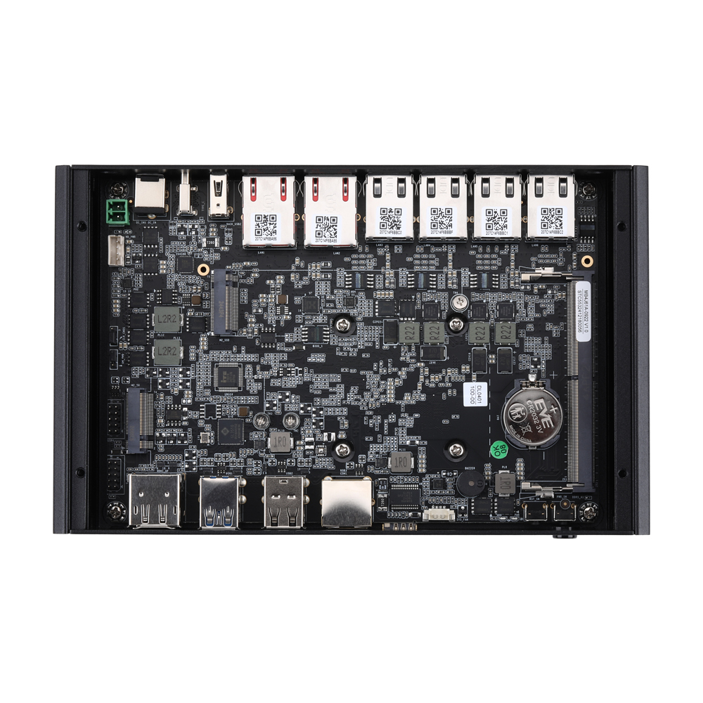 DIY Soft Router Gateway by Qotom Mini PC Q10900H6 Series N100/ i3-N305/ N150/ i3-N355 Processor 2x 10G LAN 4x 2.5G LAN DDR5 RAM