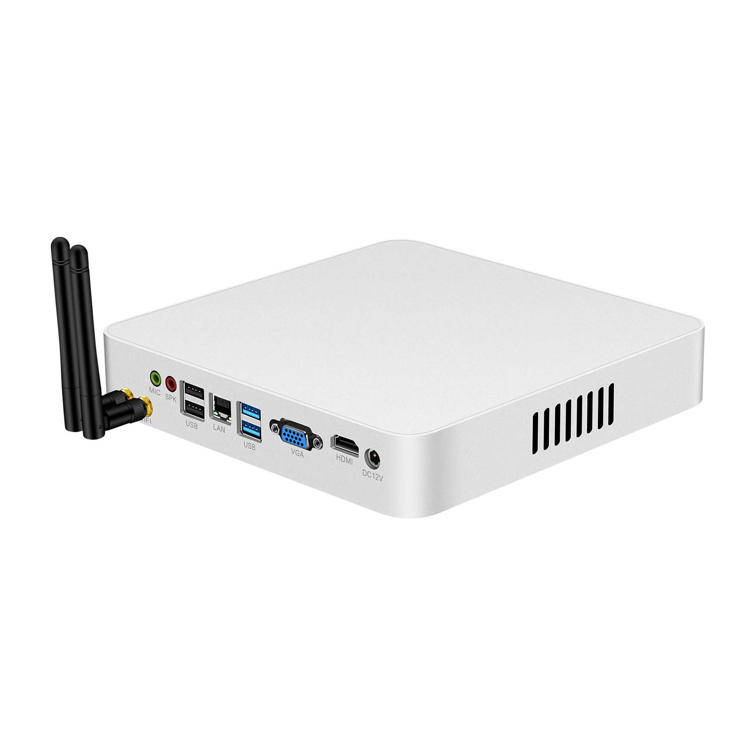 Helorpc escritório mini pc com inter 4200u/4500u ddr3 suporte windows10/11 linux 1 * gigabit 6 * usb 1 * hdmi vga computador desktop