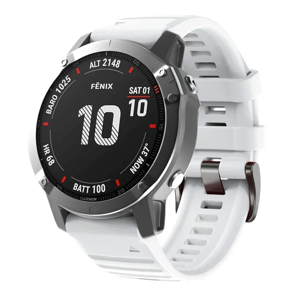 Correa de silicona para reloj Garmin Fenix, pulsera Quickfit, 7 Pro, 6, Sapphire 5 Plus, 7X, 6X, 5X, 3HR, 20mm, 22mm