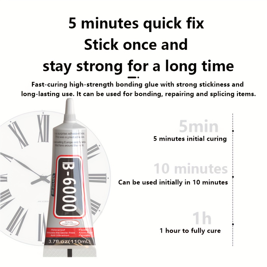 15/25/50/110ML B6000 Superกาวโทรศัพท์โทรศัพท์มือถือหน้าจอสัมผัสกาวซ่อมDIYเพชรเครื่องประดับแก้วอุปกรณ์สํานักงาน