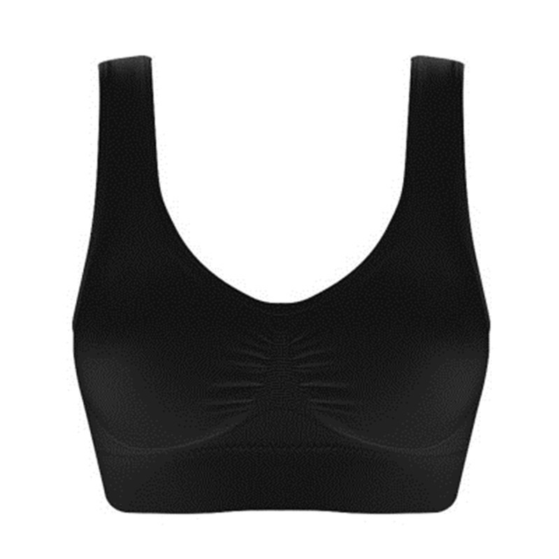 Sexy vrouwen push up BORST beha big size backless bh plus size draadloze beha ademend naadloze beha 1pcs wfws01