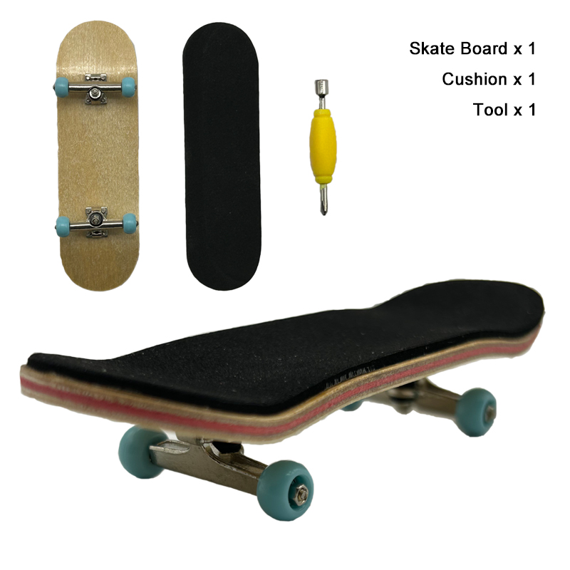 Quebra-cabeça brinquedo dedo skate maple madeira fingerboard hobbies novidade anti estresse brinquedos sensoriais para menino mini engraçado bonito skate presente