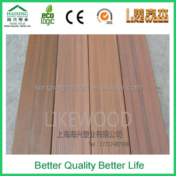 フローリング木材プラスチック複合材取り外し可能カバーアンチUV