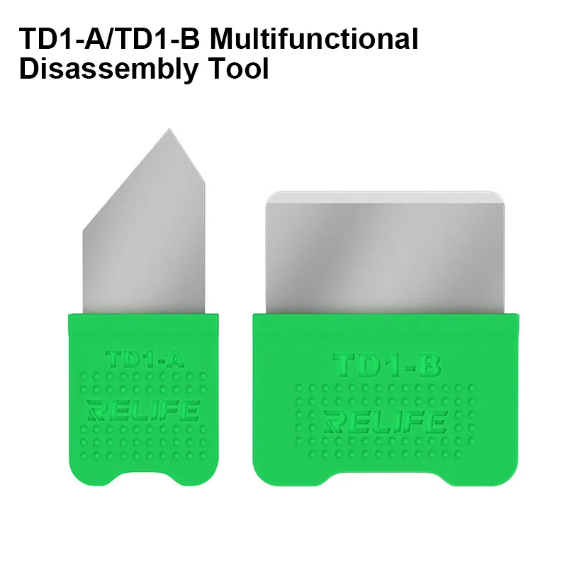 RELIFE TD1-A TD1-B herramienta de desmontaje multifuncional pantalla LCD de teléfono móvil apertura de palanca Kit de herramientas de reparación de teléfono hoja