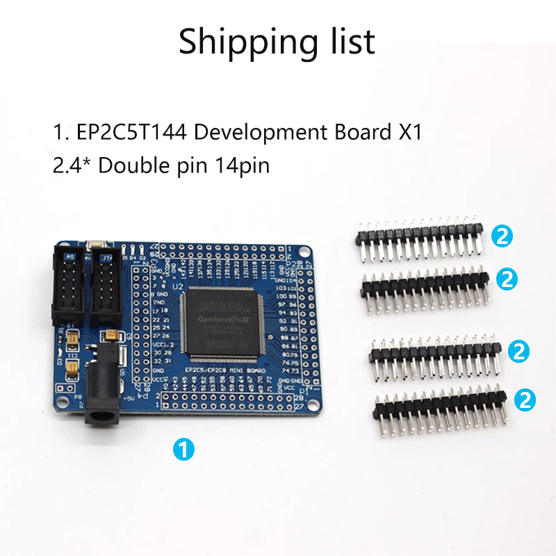 ALTERA FPGA Cyslonell EP2C5T144 Обучающая плата Макетная плата
