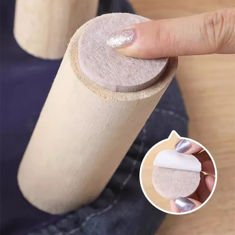 Felt เก้าอี้ขาแผ่นหนา 3 มม.ตารางเฟอร์นิเจอร์ชั้น Scratch Protector MAT Mute Non-SLIP Self กาว DIY เฟอร์นิเจอร์อุปกรณ์เสริม