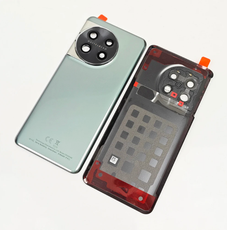 Para OnePlus Nord 2 5G cubierta trasera de cristal caja de batería de repuesto de puerta trasera, cubierta de carcasa trasera Nord2 con lente de cámara