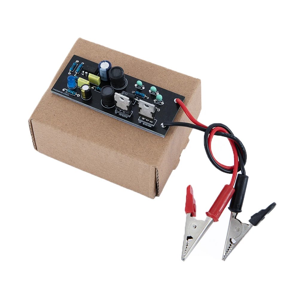 Desulfador de batería de plomo ácido de 12 V con extensor de duración de batería de protección POL inversa (negro 400 Ah)