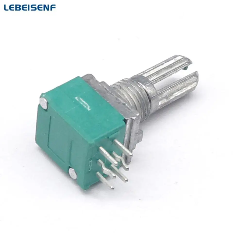 5 Cái/lốc Đặc Biệt Âm Thanh Cao Cấp 10% Đôi Chiết Áp RK097G A20K A50K A100K Tay Cầm Dài 15MM Hoa Trục