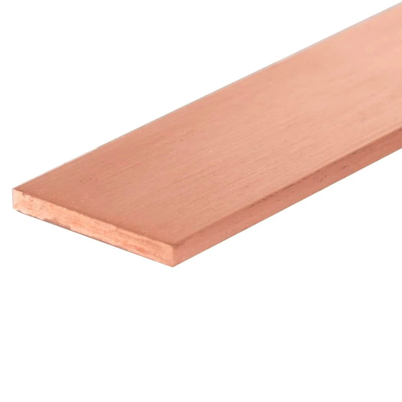 1 pz Striscia di Rame T2 Rame Puro Piatto Striscia di Acciaio Rame Puro e Galvanotecnica Materiale FAI DA TE Spessore 1/1.5/2/3/4/5/6/8mm