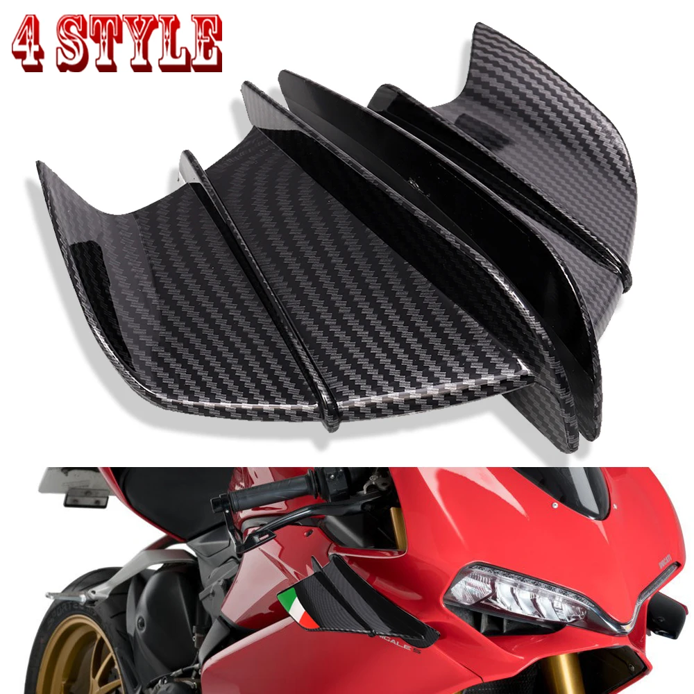 Voor Yamaha YZF R1 R6 R25 R7 R3 voor Bmw S1000RR S1000R S1000RR/R 1000R 1000RR motorfiets Spoiler Wing Aerodynamische Winglet