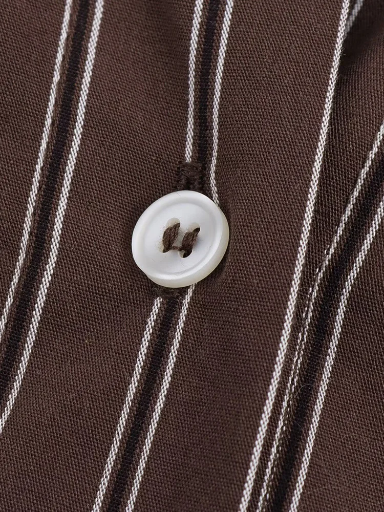 Willshela ผู้หญิงแฟชั่นลายจีบเดี่ยวเสื้อ Vintage คอยาวแขนยาวหญิง Chic Lady เสื้อ