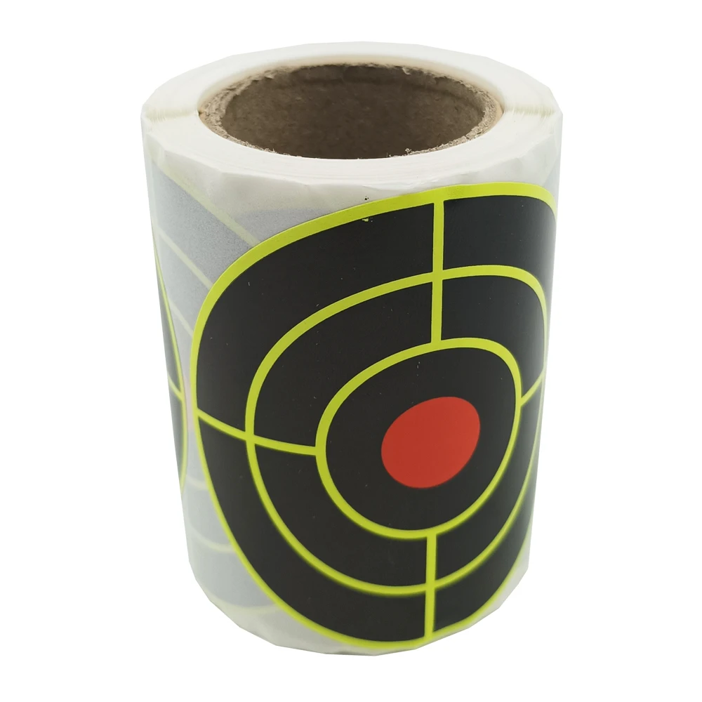 3 Polegadas x 100/200/250 Pcs Bulleyes Sight In Splatter Target Adesivos de Tiro Autoadesivos