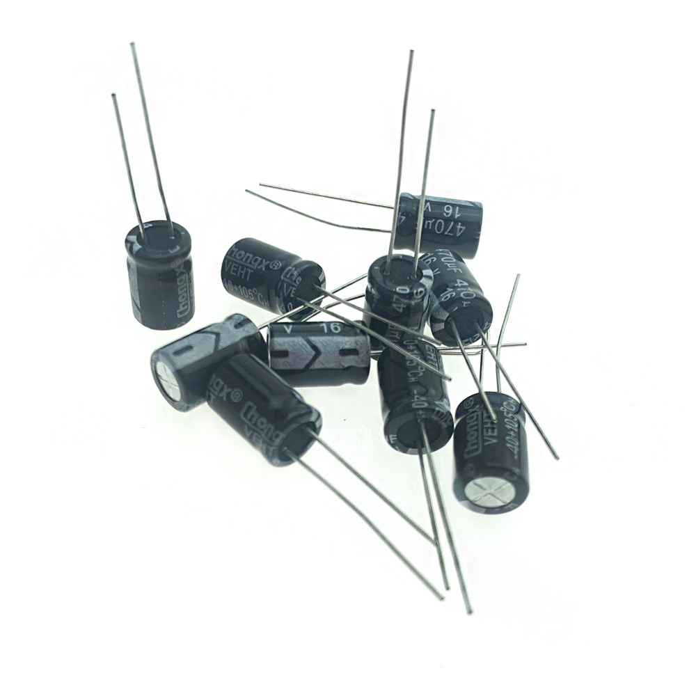 120/200/500Pcs 16V 25V 50V 0.1uF - 1000uF Aluminum Electrolytic Capacitor Assorted Kit Box 1uF 4.7uF 10uF 47uF 220uF 330uF 470uF