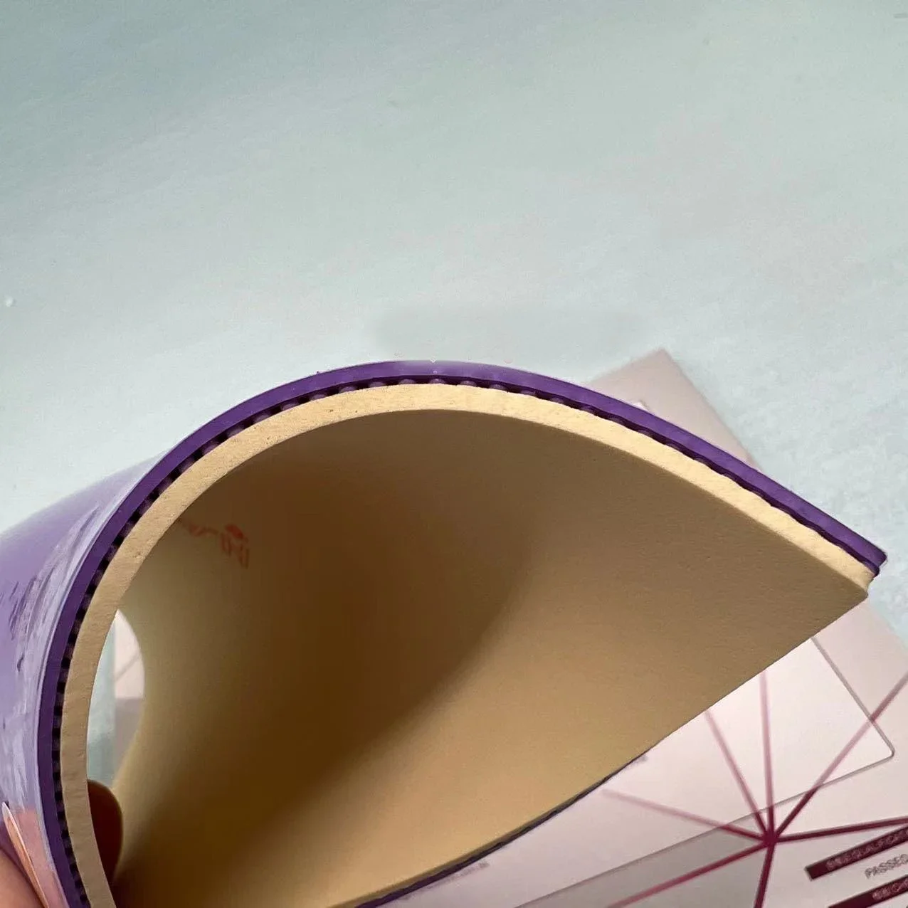 オリジナルフレンドシップ 729 クロスパープルブルーグリーン卓球ラバー粘着性にきびインピンポンカラーラバー ITTF 承認