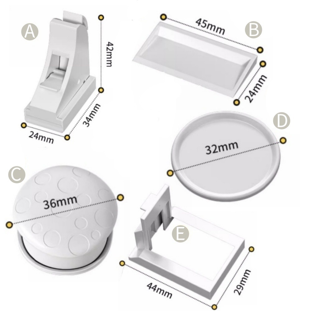 Serrure de sécurité magnétique pour bébé, porte d'armoire à tiroirs auto-adhésive, limiteur magnétique à Induction Invisible, serrure d'armoire de Protection pour bébé