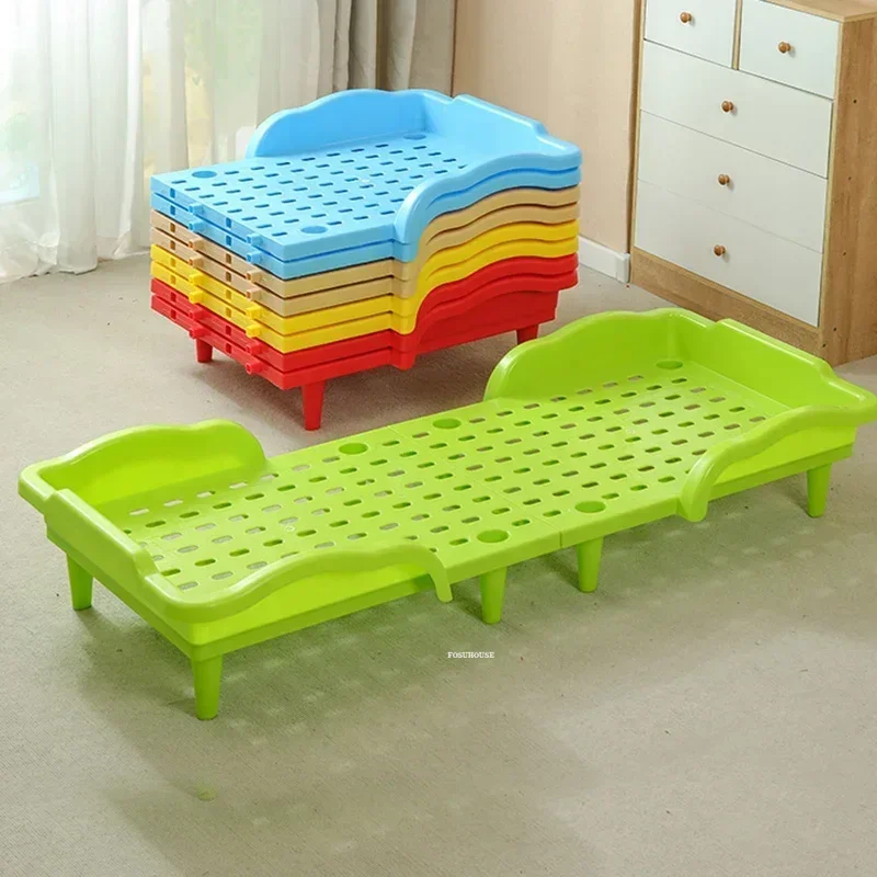 Kindergarten Children's Beds Foldable Thickened Plastic Baby Swinging Sleeping Bed Lit Cabane Enfant Children's Furniture