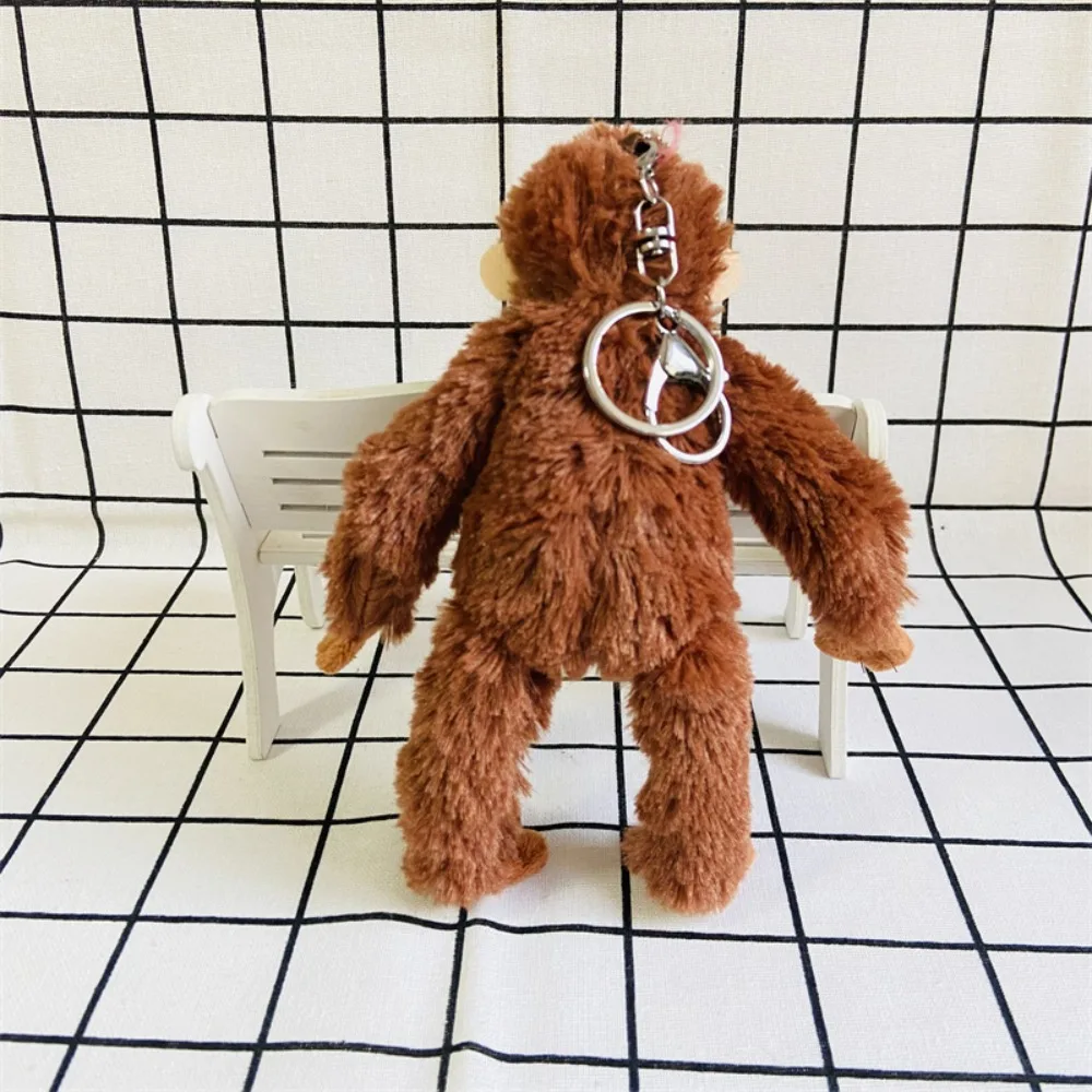 น่ารักกอริลลา Orangutans ลิงสัตว์น่ารักจี้แหวนตุ๊กตายัดไส้ตุ๊กตา Plush ของเล่นเด็กวันเกิดคริสต์มาสของขวัญ