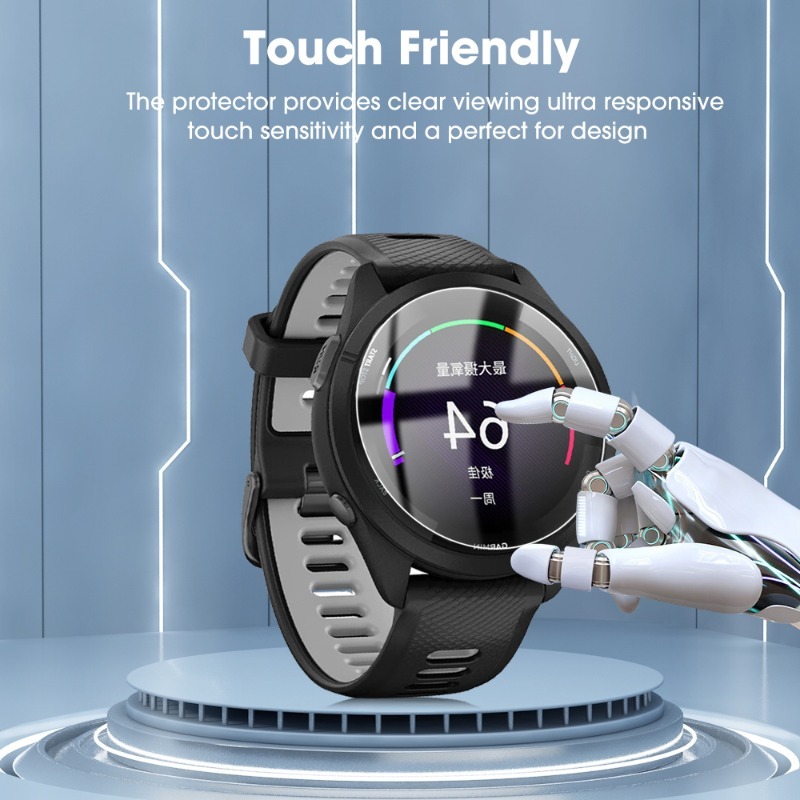 強化ガラスガーミンフォアランナー 165 955 965 220 225 230 235 255s 735XT 620 630 935 945 時計 HD クリアスクリーンプロテクターフィルム