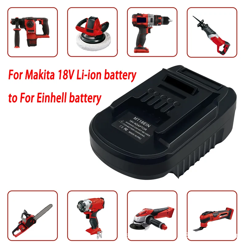 1/2PCS Adapter for Makita 18V To for Einhell 18V Li-ion Battery Replacement Converter for Einhell Power Tools Drill Driver Use