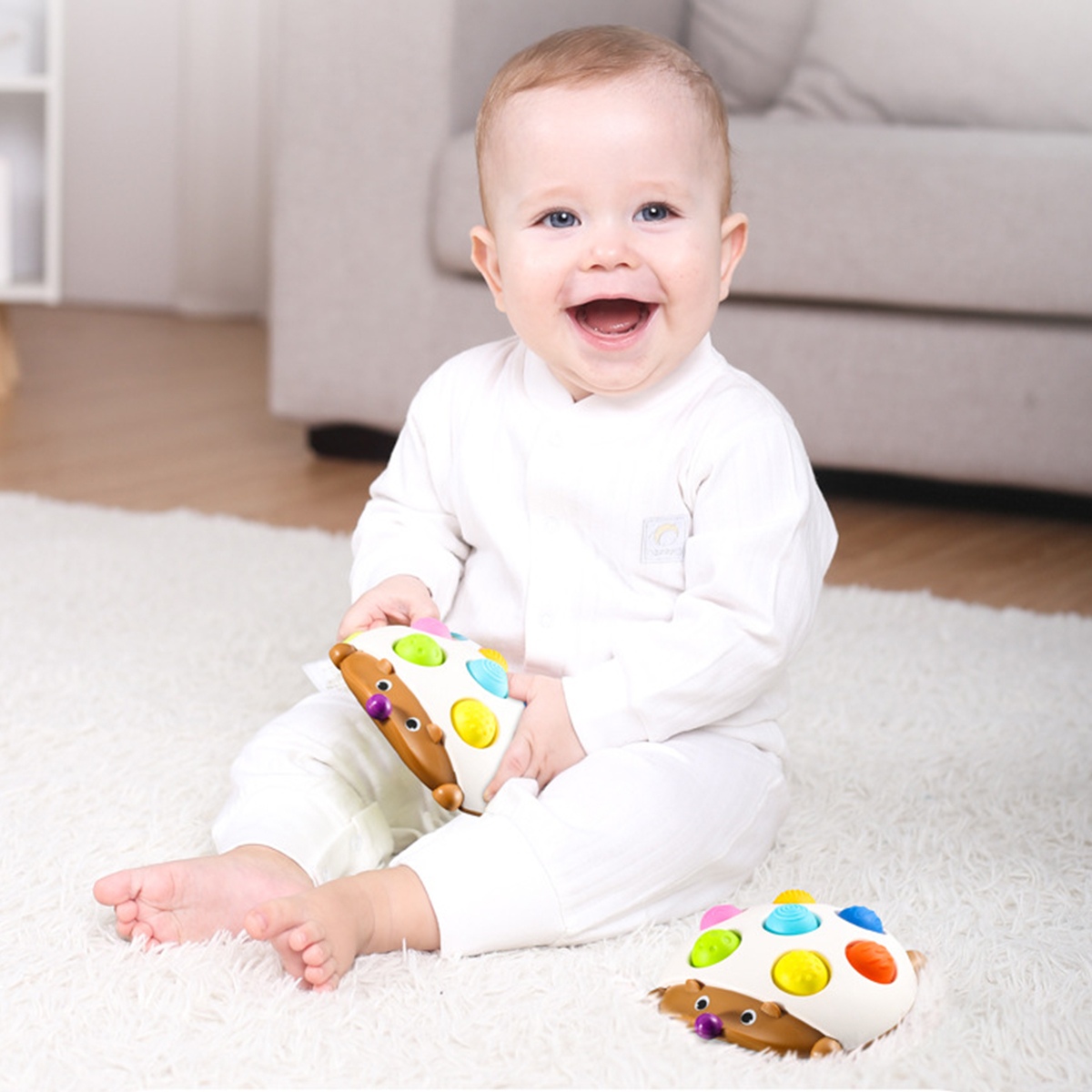 1 stks squeeze Push Pop Speelgoed Kids Vinger Druk siliconen Fidget zintuiglijke Speelgoed ForBaby Volwassenen Decompressie Speelgoed