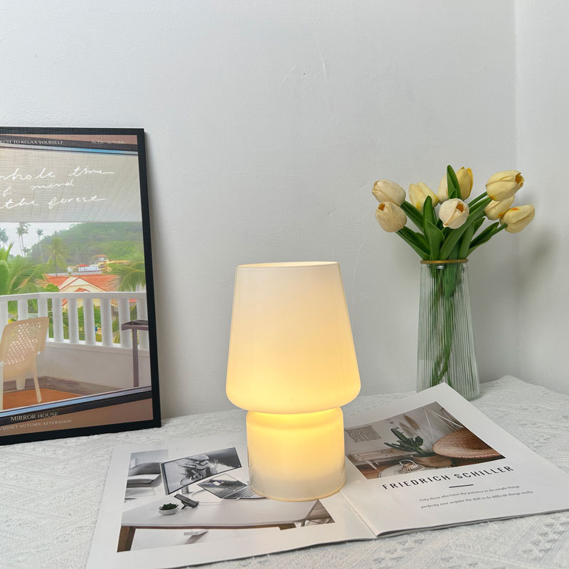 Schlafzimmer Tischlampe Glas dekorative Nachtlichter Innen Wohnzimmer Studie