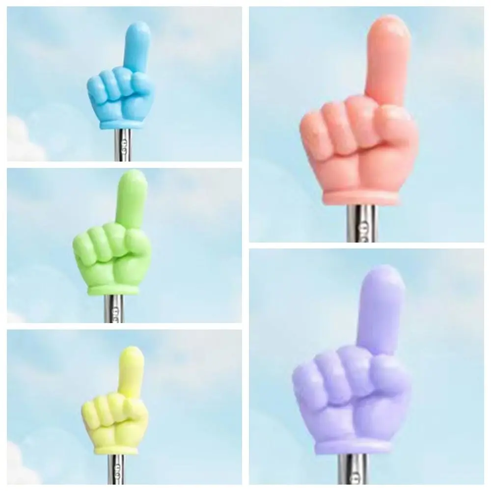 Telescopic Reading Guide Pointer Finger Shape Anti-slip Teaching Pointer Stick Mini Portable Handheld Blackboard Presenter Stick