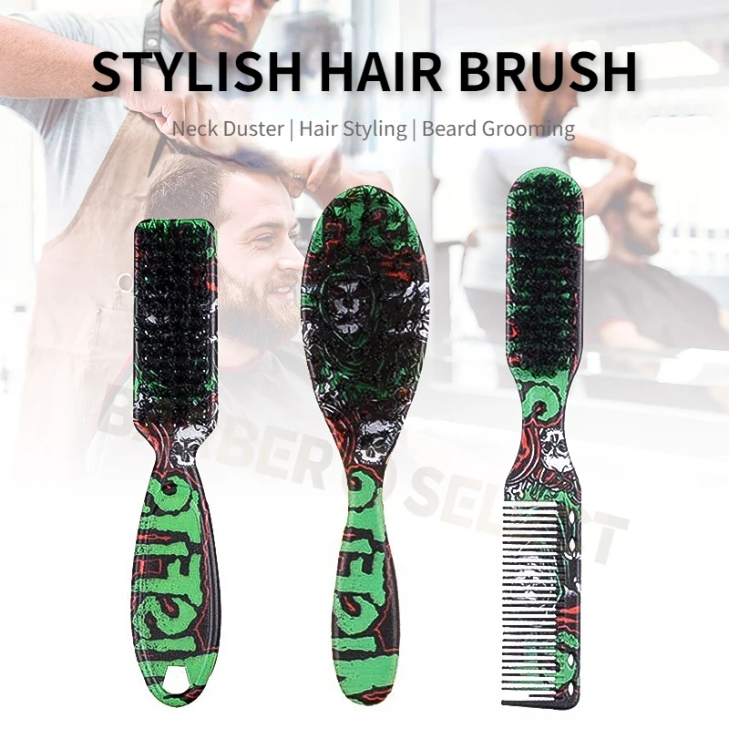 Professional Barber Hair Cleaning Brush Hairdressing Neck Duster Broken Hair Remove Tools Men Beard Brush Styling Accessories