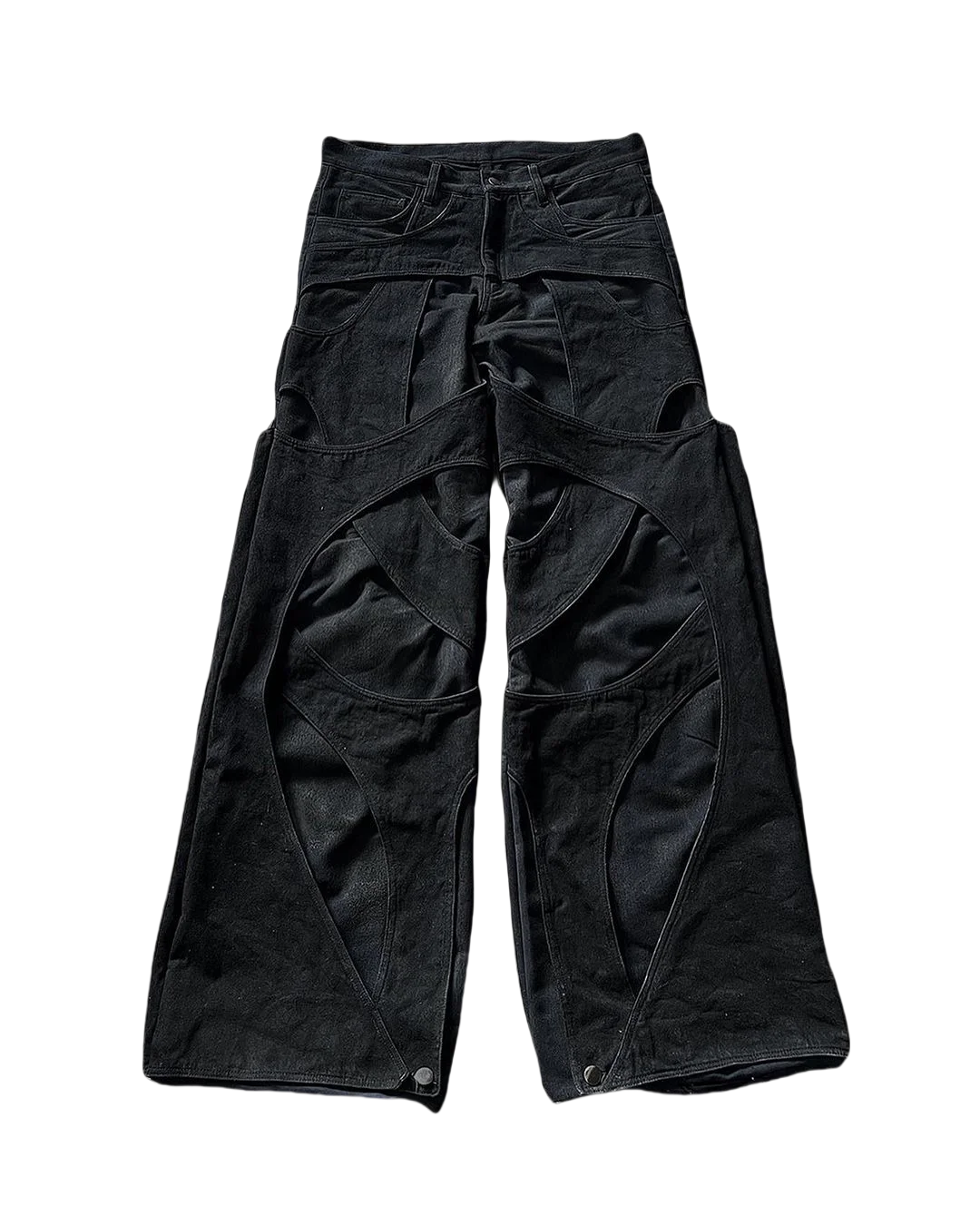 2024 New Gothic Retroกางเกงยีนส์ผู้ชายขากว้างตรงสีดําY2k Baggyกางเกงยีนส์Harajuku Hip Hopสูงเอวกางเกงยีนส์กางเกงStreetwear
