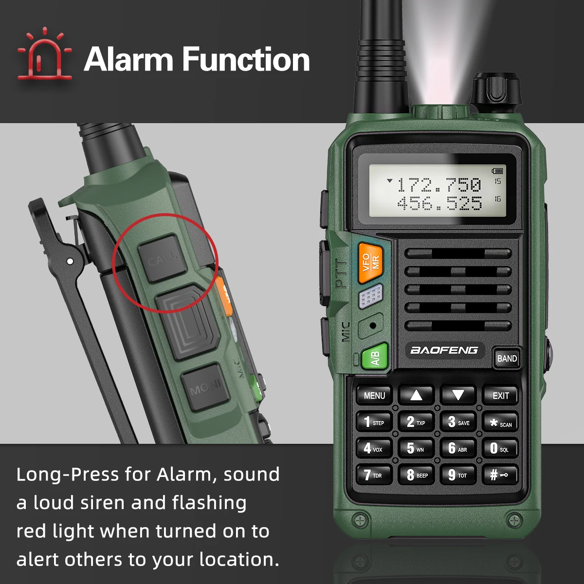 1/2PCS BaoFeng UV-S9 Plus Walkie Talkie USB Ladegerät VHF UHF Tragbare 10km Long Range UV-5R Verbesserte Version Zwei Weg Radio