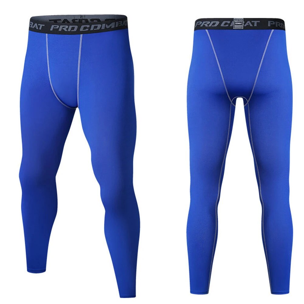 Leggings da corsa da uomo Abbigliamento sportivo Collant fitness da palestra ad asciugatura rapida Allenamento Allenamento Pantaloni sportivi da jogging Pantaloni sportivi a compressione