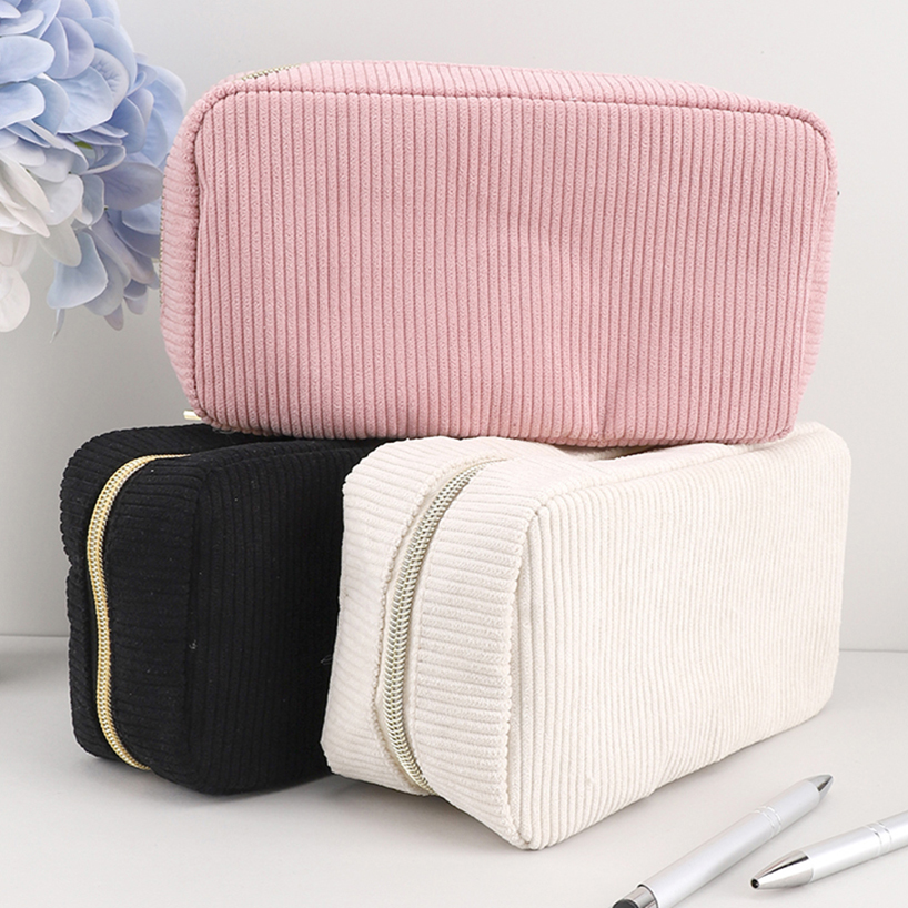 สีทึบดินสอ Estuche Escolar ดินสอกระเป๋า Kalemlik เครื่องเขียน Corduroy ปากกาอุปกรณ์โรงเรียน Trousse Pencilcase