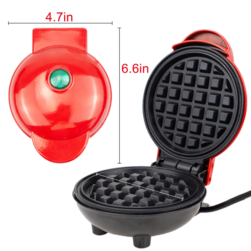 Điện Mini Bánh Quế Máy Làm Máy Nấu Ăn Nhà Bếp Tiện Dụng Cho Bé Ăn Sáng Tráng Miệng Nồi Đồ Dùng Мультипекарь Вафельница