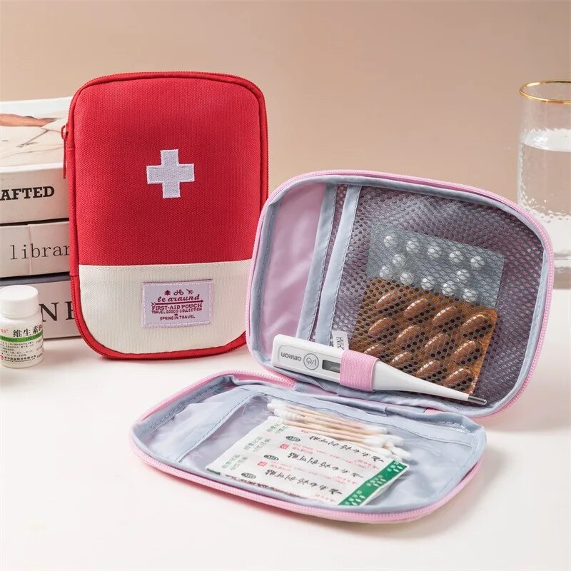 3 stks/set Draagbare Medische Opbergtas Camping EHBO-kit Organizer Thuis Outdoor Reizen Pillendoosje